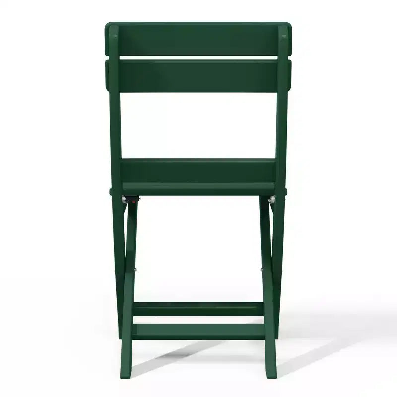 Chaise de salle à manger pliante moderne d'extérieur WestinTrends Malibu en PEHD