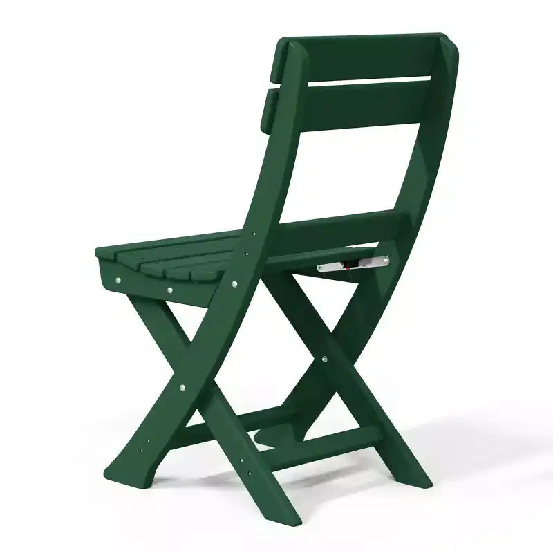 Chaise de salle à manger pliante moderne d'extérieur WestinTrends Malibu en PEHD