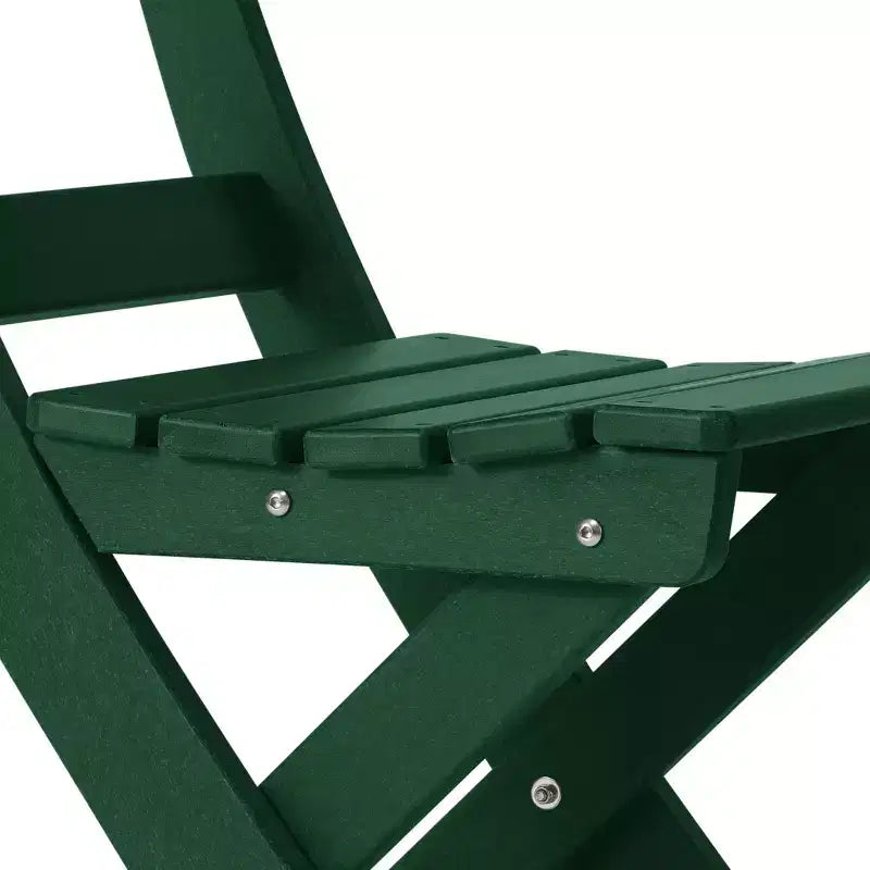 Chaise de salle à manger pliante moderne d'extérieur WestinTrends Malibu en PEHD