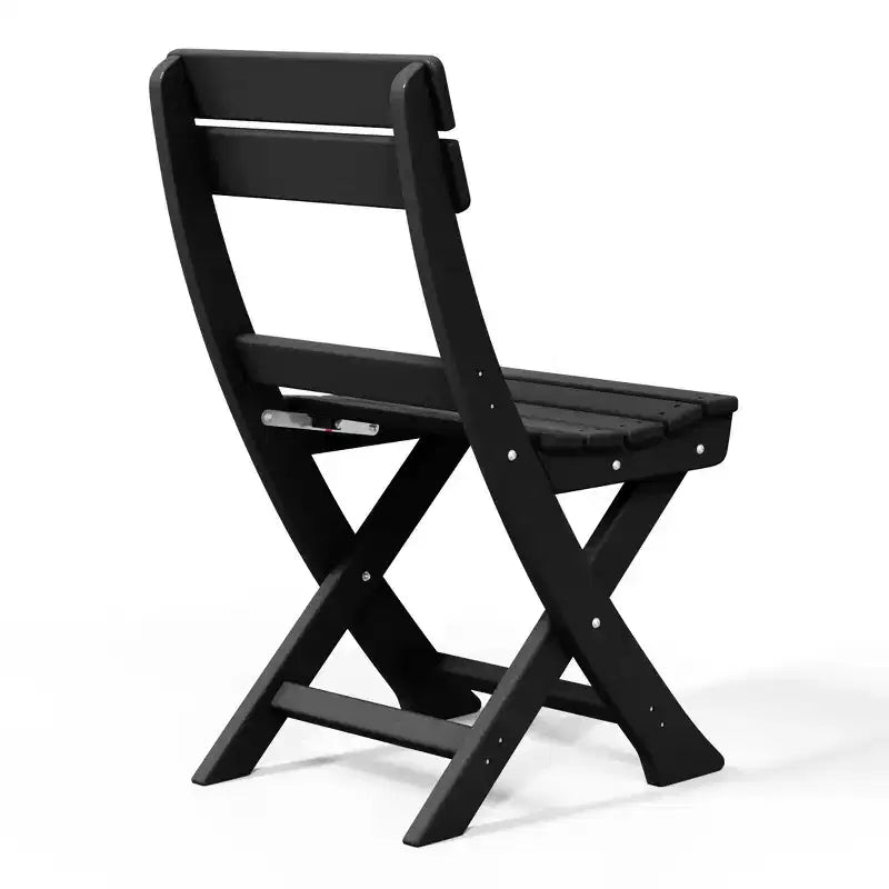 Chaise de salle à manger pliante moderne d'extérieur WestinTrends Malibu en PEHD