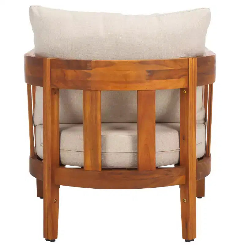 Chaise de patio Owen intérieur/extérieur (ensemble de 2) - PAT7085 - Naturel/Gris tourterelle - Safavieh