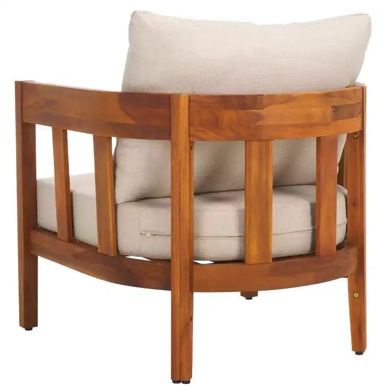 Chaise de patio Owen intérieur/extérieur (ensemble de 2) - PAT7085 - Naturel/Gris tourterelle - Safavieh