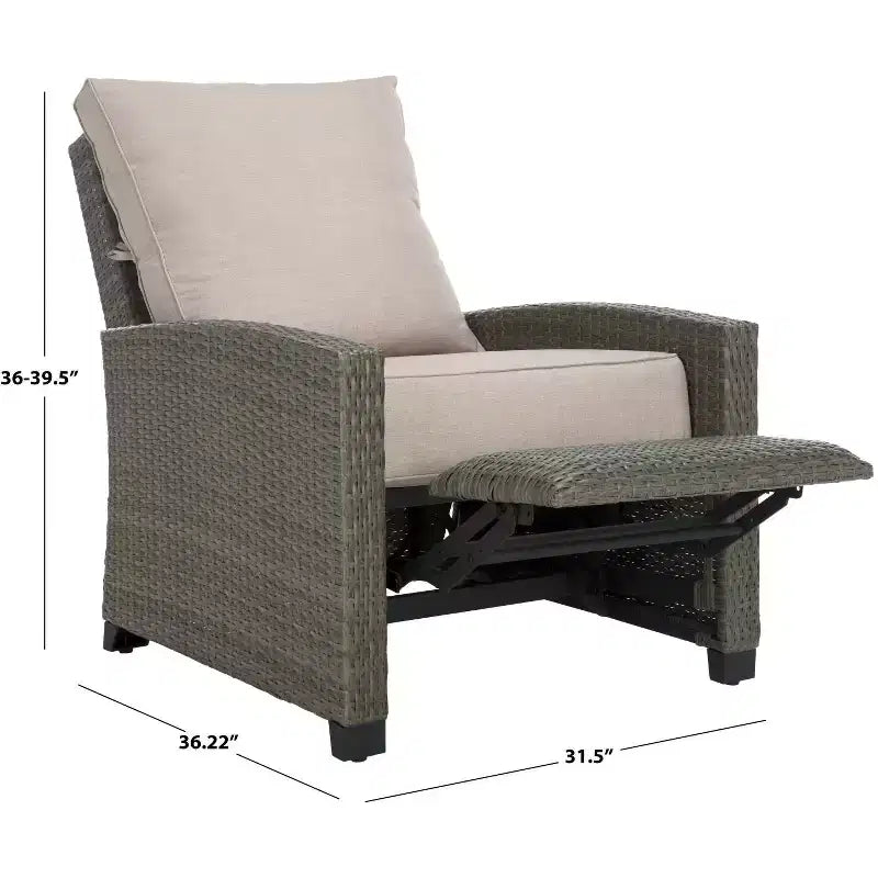 Fauteuil Inclinable Landon Intérieur/Extérieur - PAT7538 - Safavieh