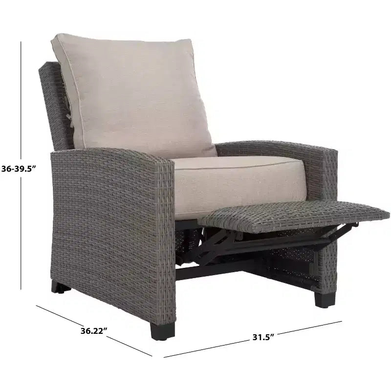 Fauteuil Inclinable Landon Intérieur/Extérieur - PAT7538 - Safavieh