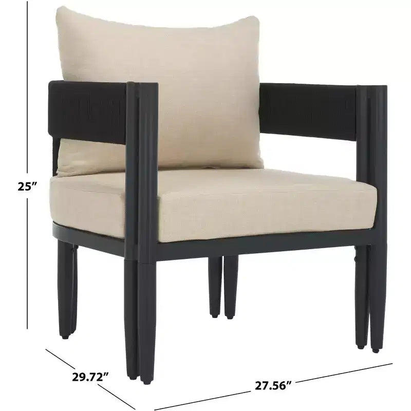 Chaise de patio Viola Intérieur/Extérieur (Lot de 2) - PAT7750 - Safavieh