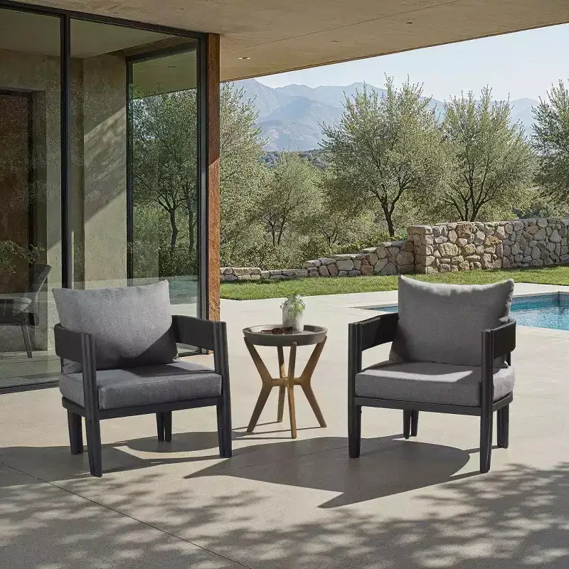 Chaise de patio Viola Intérieur/Extérieur (Lot de 2) - PAT7750 - Safavieh