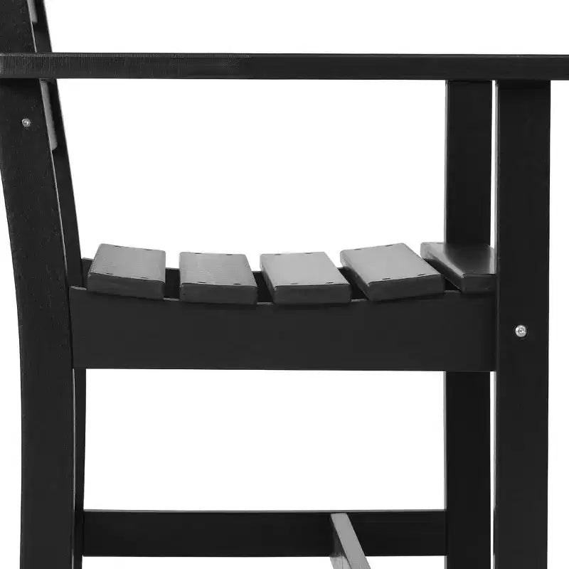 Chaise de salle à manger classique avec accoudoirs WestinTrends Ashore Outdoor en PEHD, blanc