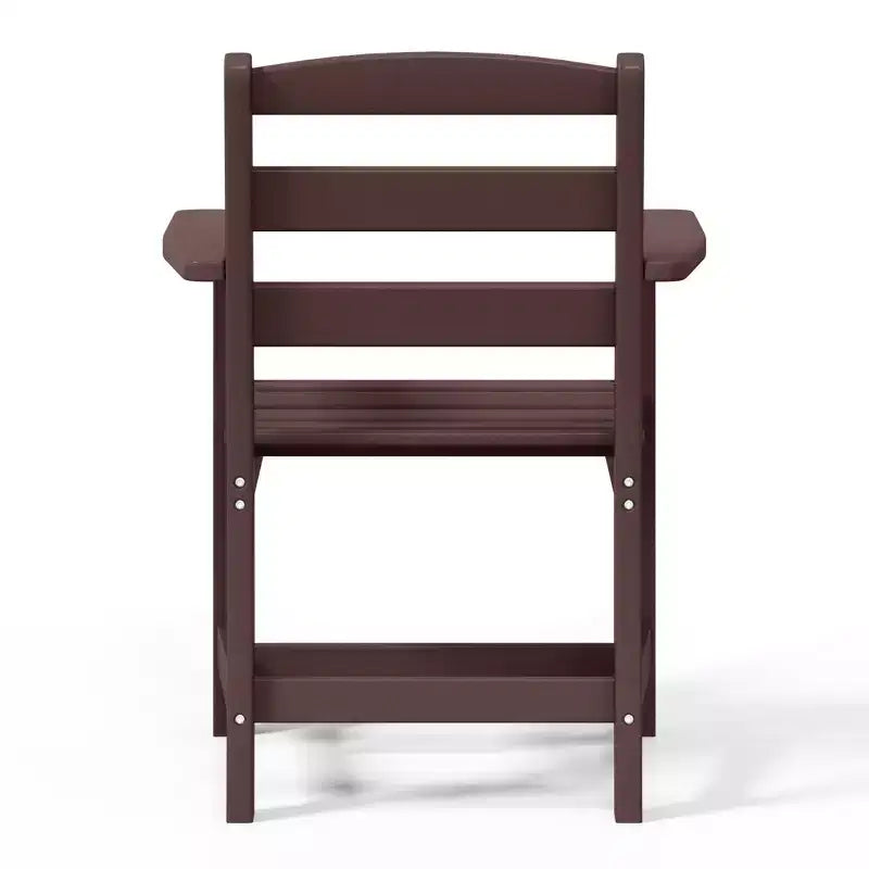 Chaise de salle à manger classique avec accoudoirs WestinTrends Ashore Outdoor en PEHD, blanc