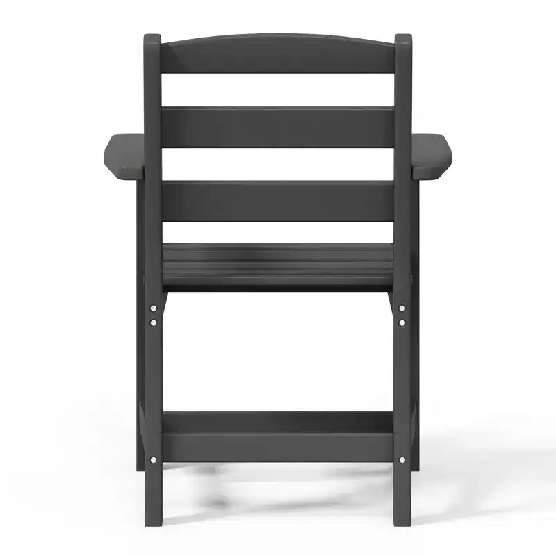 Chaise de salle à manger classique avec accoudoirs WestinTrends Ashore Outdoor en PEHD, blanc