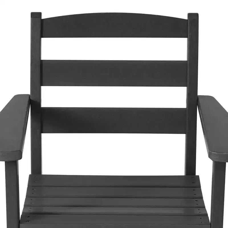 Chaise de salle à manger classique avec accoudoirs WestinTrends Ashore Outdoor en PEHD, blanc