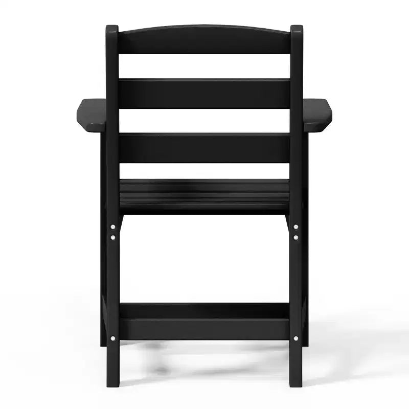 Chaise de salle à manger classique avec accoudoirs WestinTrends Ashore Outdoor en PEHD, blanc