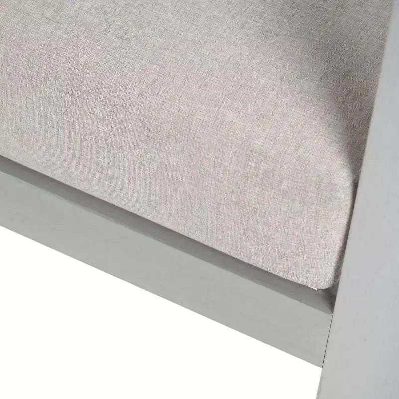 Fauteuil de jardin Christopher Knight Home Therone en aluminium avec coussins, argent/beige