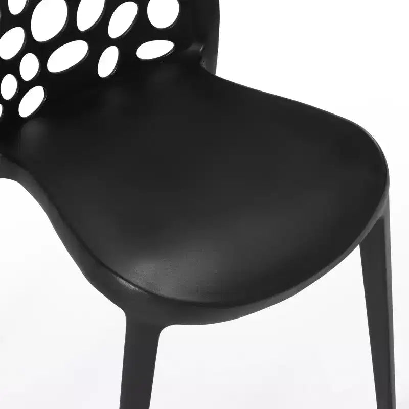 Chaises de salle à manger d'extérieur modernes empilables WestinTrends Playa (lot de 2)