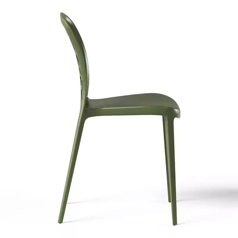 Chaises de salle à manger d'extérieur modernes empilables WestinTrends Playa (lot de 2)