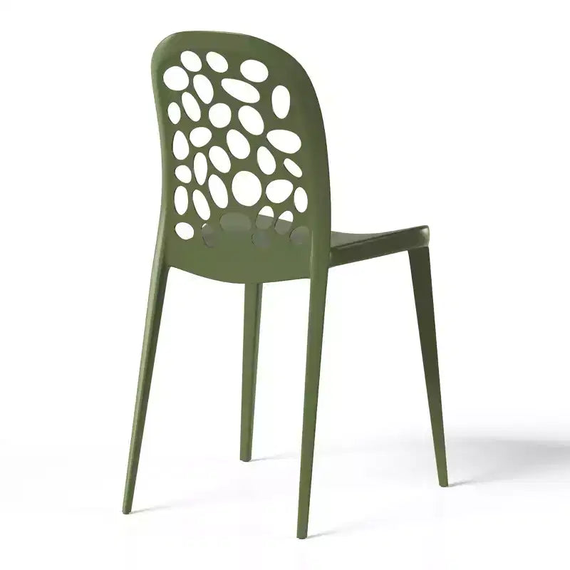 Chaises de salle à manger d'extérieur modernes empilables WestinTrends Playa (lot de 2)