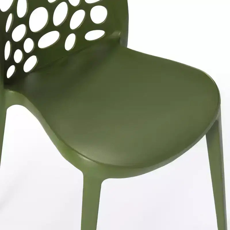 Chaises de salle à manger d'extérieur modernes empilables WestinTrends Playa (lot de 2)