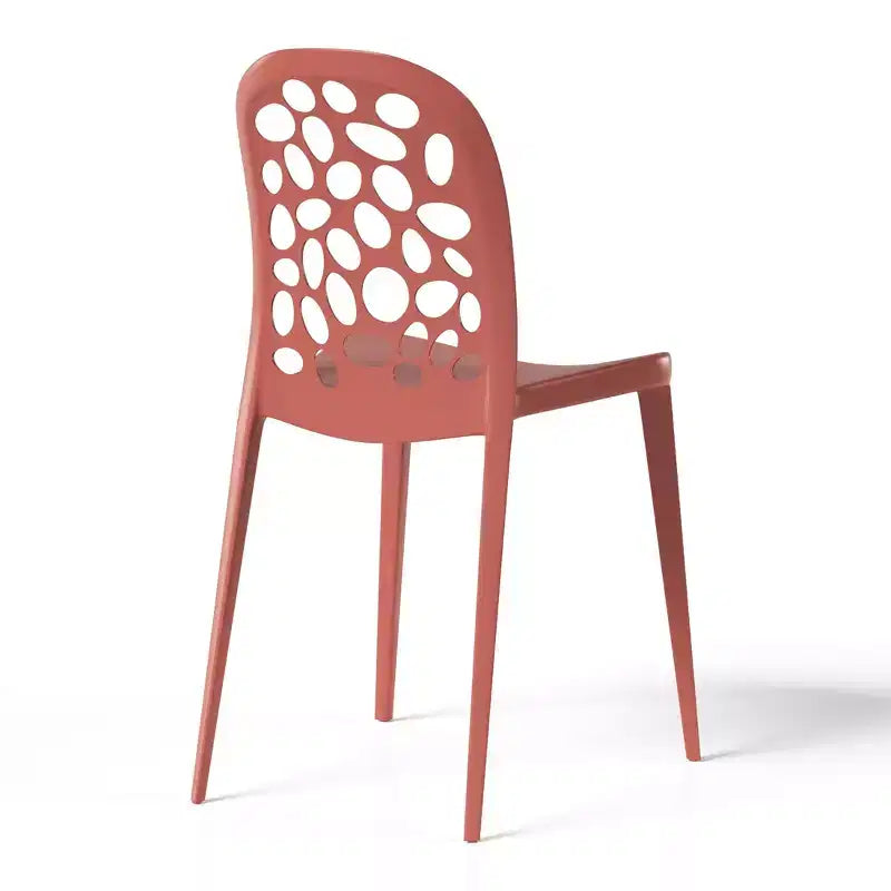 Chaises de salle à manger d'extérieur modernes empilables WestinTrends Playa (lot de 2)