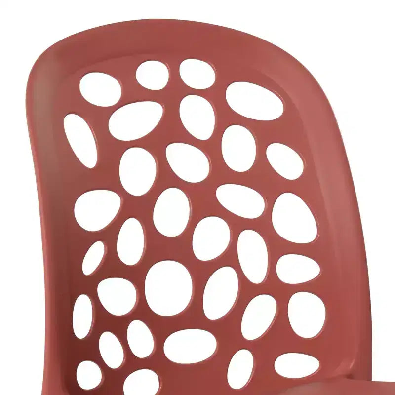 Chaises de salle à manger d'extérieur modernes empilables WestinTrends Playa (lot de 2)