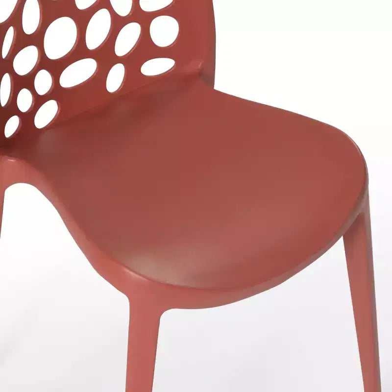 Chaises de salle à manger d'extérieur modernes empilables WestinTrends Playa (lot de 2)