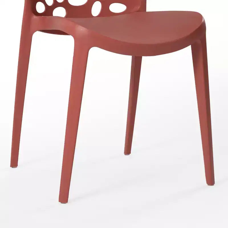 Chaises de salle à manger d'extérieur modernes empilables WestinTrends Playa (lot de 2)