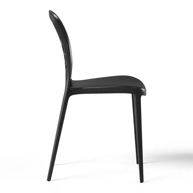 Chaises de salle à manger d'extérieur modernes empilables WestinTrends Playa (lot de 2)