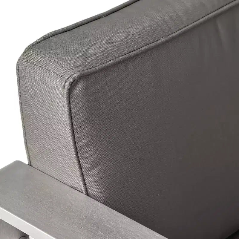 Christopher Knight Home Miller Fauteuils de jardin en aluminium avec coussins (lot de 4)