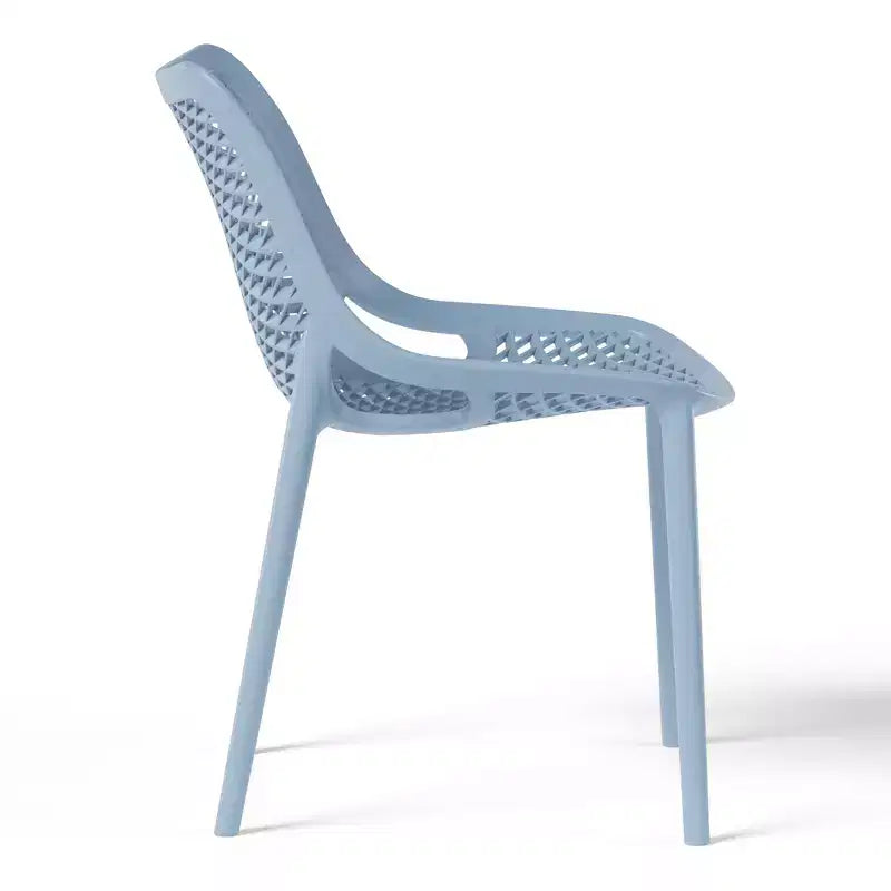 WestinTrends Chaises de salle à manger modernes empilables en plastique Playa (Lot de 2)