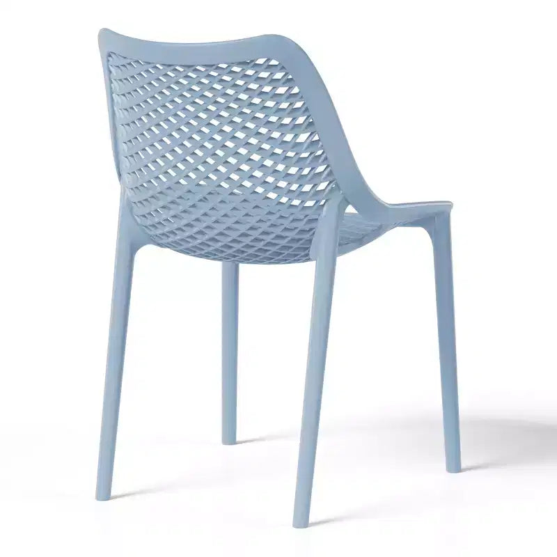 WestinTrends Chaises de salle à manger modernes empilables en plastique Playa (Lot de 2)