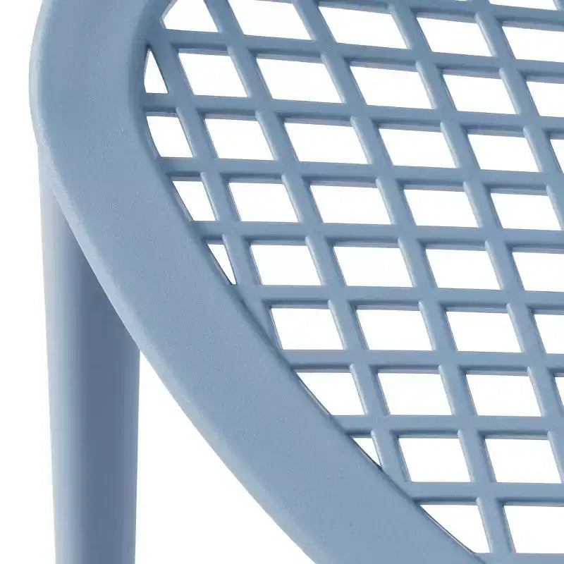 WestinTrends Chaises de salle à manger modernes empilables en plastique Playa (Lot de 2)