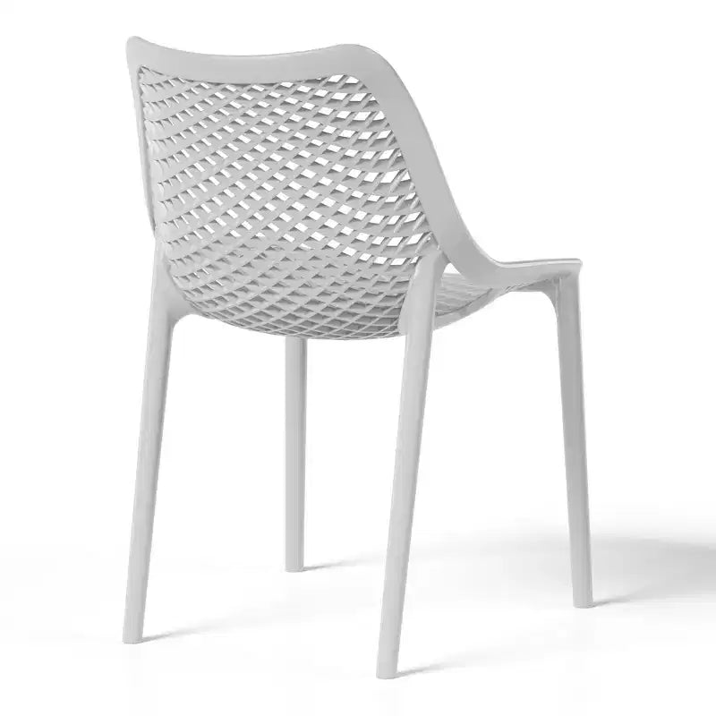 WestinTrends Chaises de salle à manger modernes empilables en plastique Playa (Lot de 2)