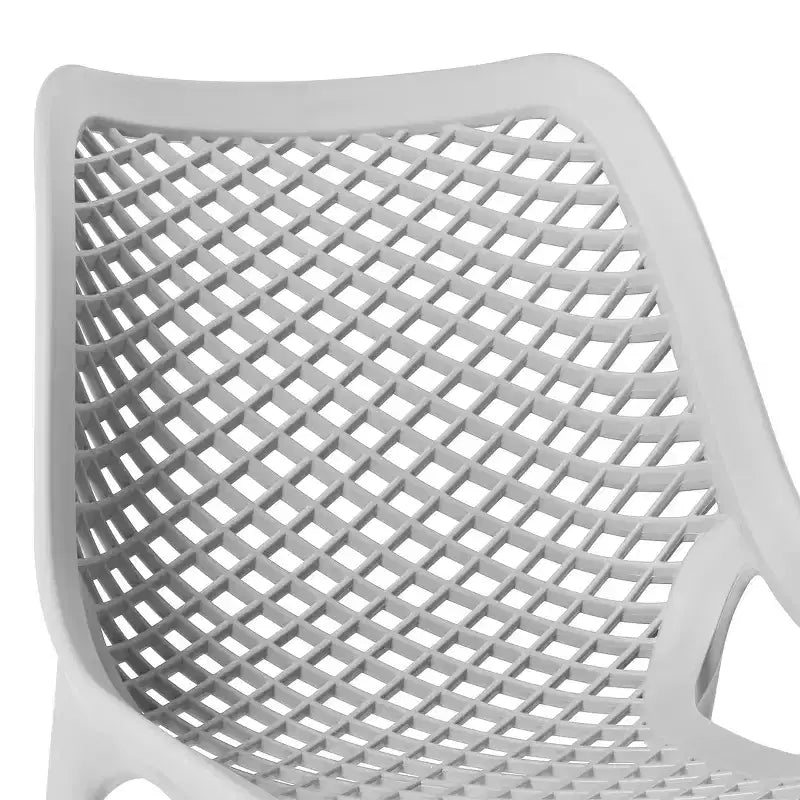 WestinTrends Chaises de salle à manger modernes empilables en plastique Playa (Lot de 2)
