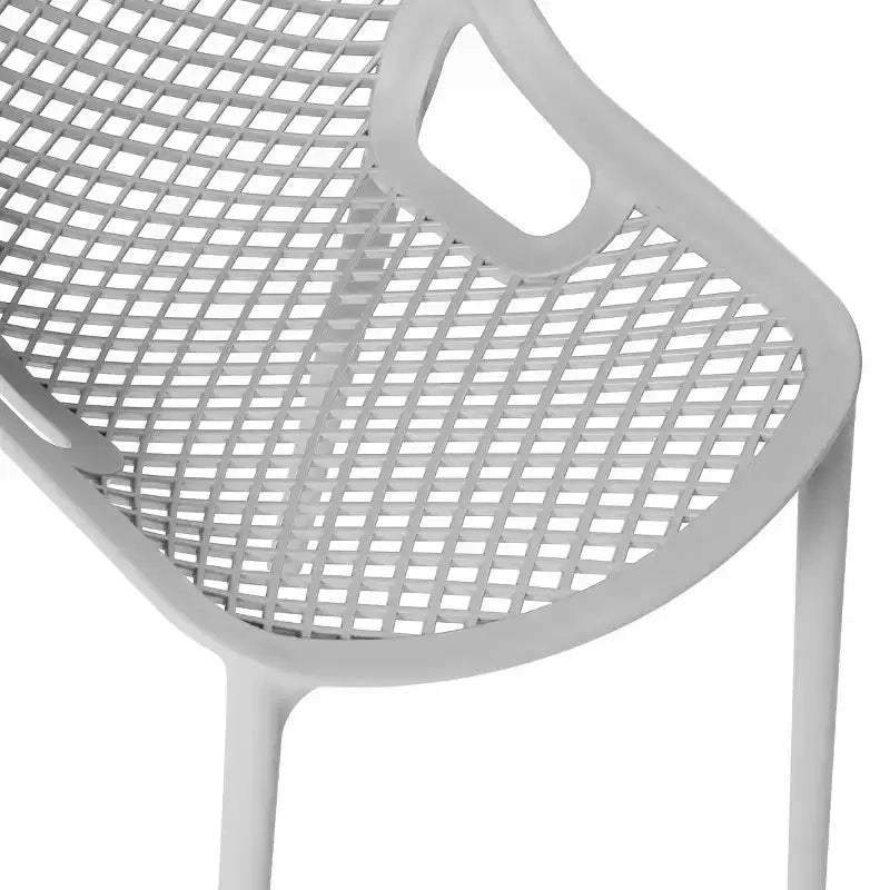 WestinTrends Chaises de salle à manger modernes empilables en plastique Playa (Lot de 2)