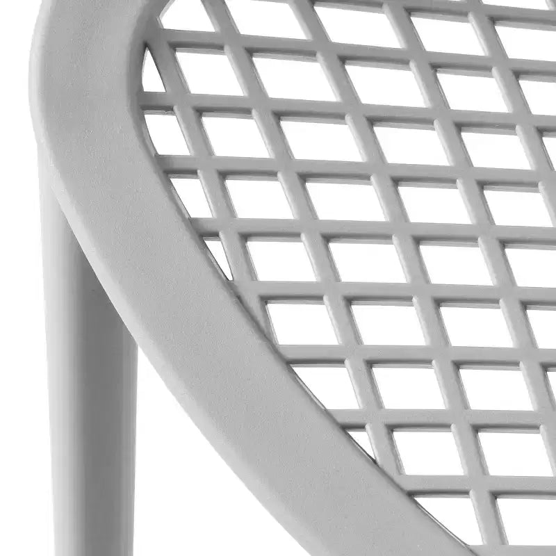 WestinTrends Chaises de salle à manger modernes empilables en plastique Playa (Lot de 2)