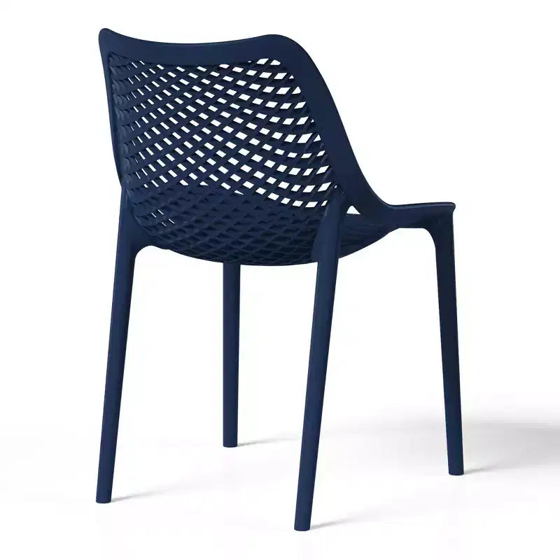 WestinTrends Chaises de salle à manger modernes empilables en plastique Playa (Lot de 2)