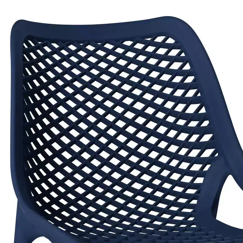 WestinTrends Chaises de salle à manger modernes empilables en plastique Playa (Lot de 2)