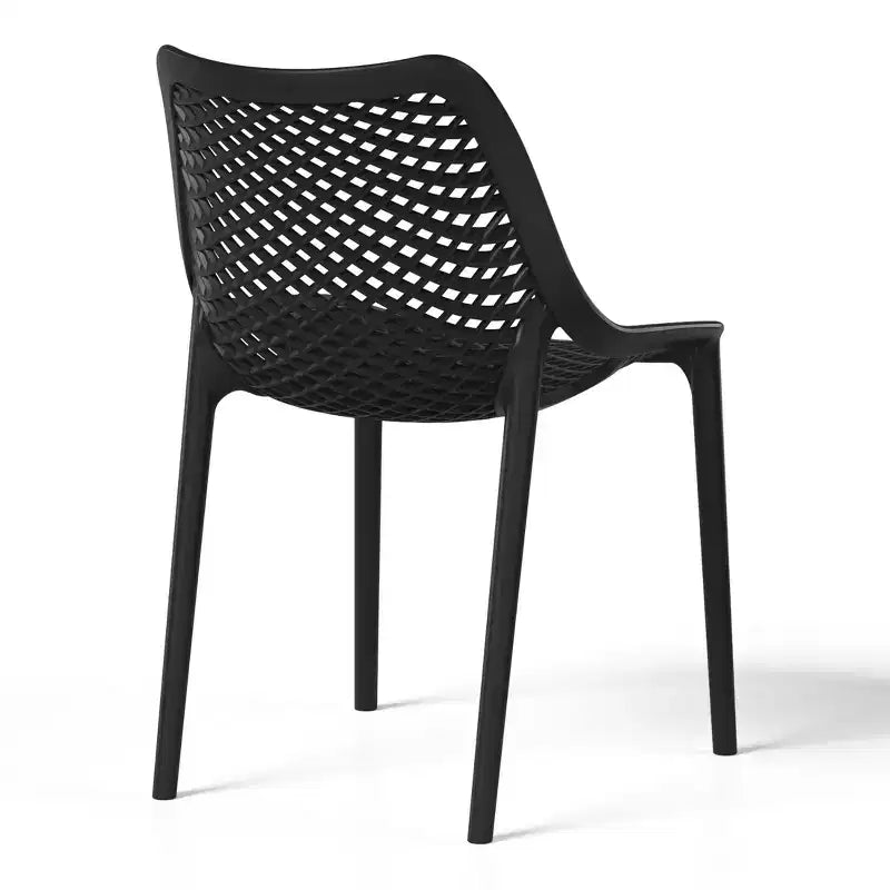 WestinTrends Chaises de salle à manger modernes empilables en plastique Playa (Lot de 2)