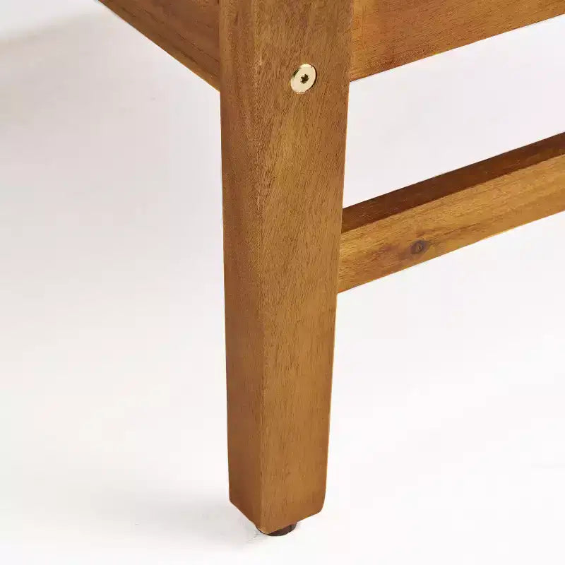 Fauteuil de jardin GDFStudio Abena en bois d'acacia avec coussins
