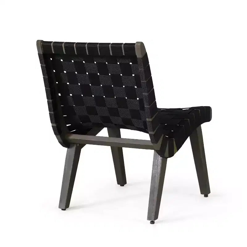 GDFStudio Ocilla Chaises longues d'extérieur en bois d'acacia et corde tressée (lot de 2)