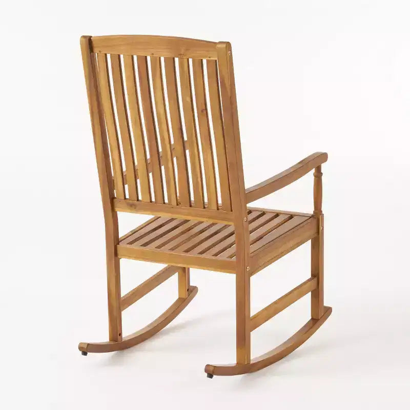 Christopher Knight Home Arcadia Chaises à Bascule d'extérieur en Bois d'Acacia (Lot de 2)