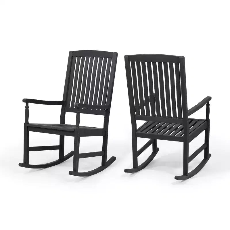Christopher Knight Home Arcadia Chaises à Bascule d'extérieur en Bois d'Acacia (Lot de 2)
