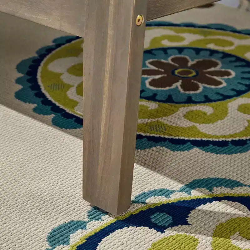 Christopher Knight Home Chaises de club d'extérieur Parma en bois d'acacia avec coussins résistants à l'eau (lot de 2)