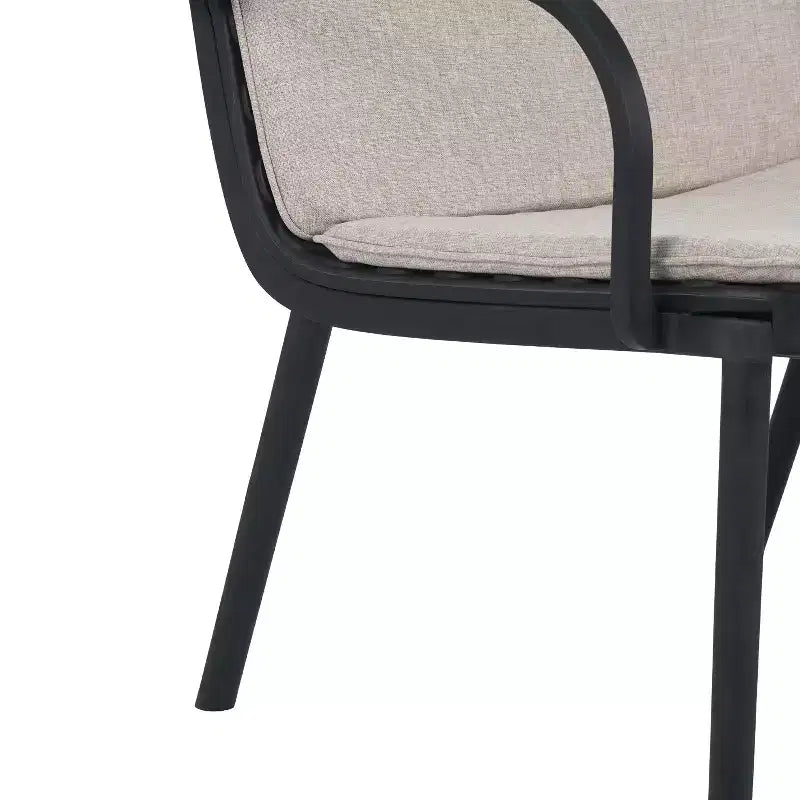 Christopher Knight Home Gudrun Fauteuil club d'extérieur en polypropylène avec coussin résistant à l'eau (Lot de 2)