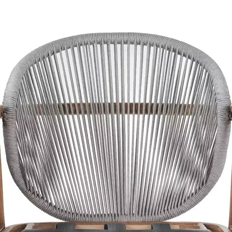 Christopher Knight Home Ove Fauteuil de club d'extérieur en métal tressé avec coussin
