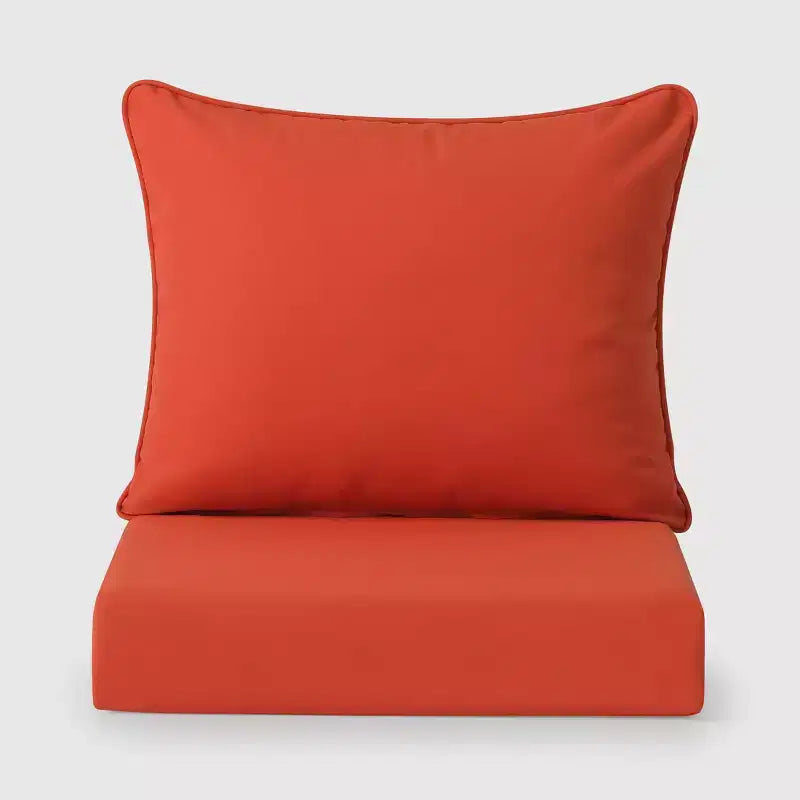 WestinTrends Avalon Salon de Jardin Modulable 6 Pièces, Bleu Marine/Orange