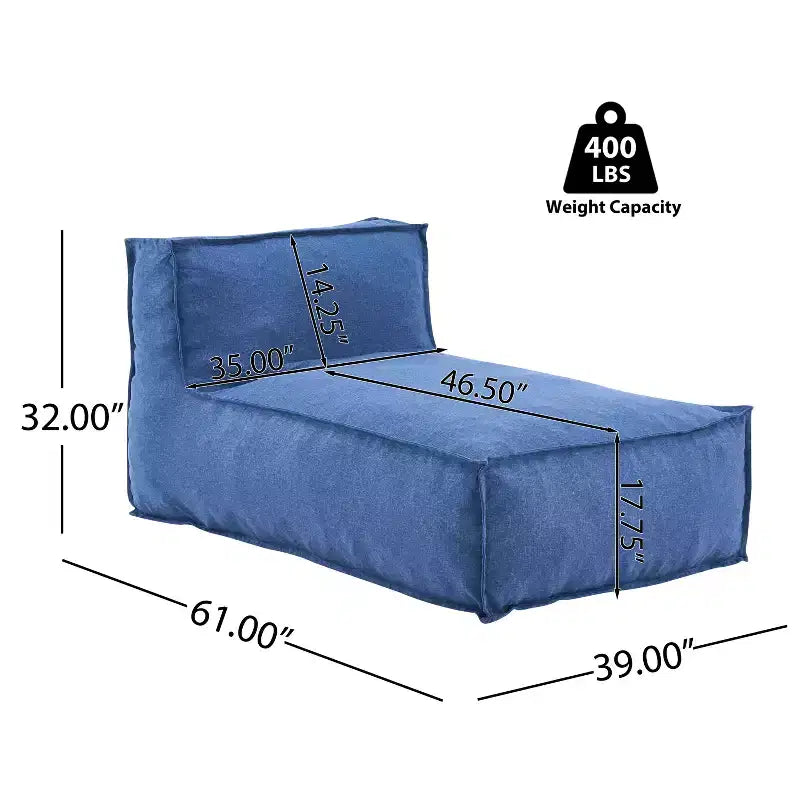 Fauteuil lounge poire d'extérieur moderne, minimaliste et polyvalent Christopher Knight Home Maegan