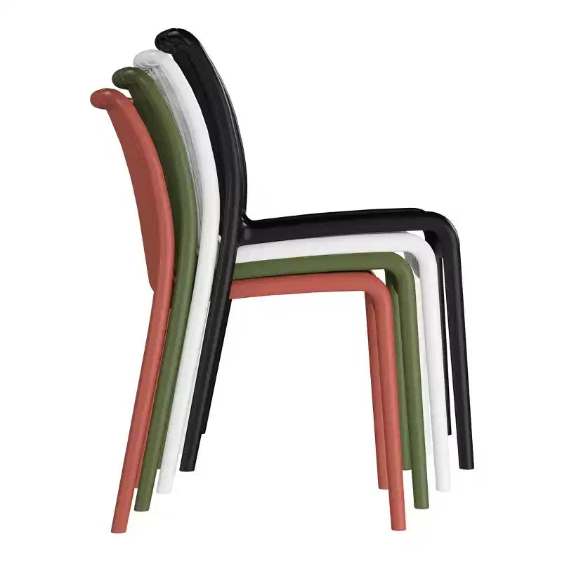 WestinTrends Playa Ensemble mobilier de bistrot/balcon 3 pièces pour patio extérieur avec chaises empilables