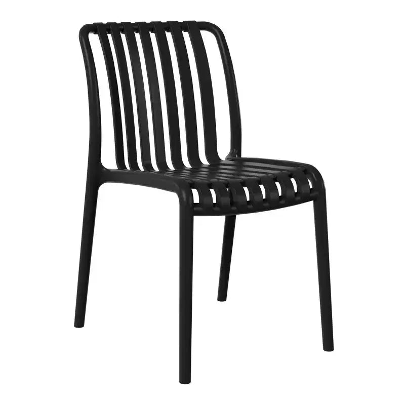 WestinTrends Playa Ensemble mobilier de bistrot/balcon 3 pièces pour patio extérieur avec chaises empilables