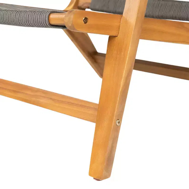 Christopher Knight Home Jana Chaise de salon d'extérieur en bois d'acacia tressé (Lot de 2)