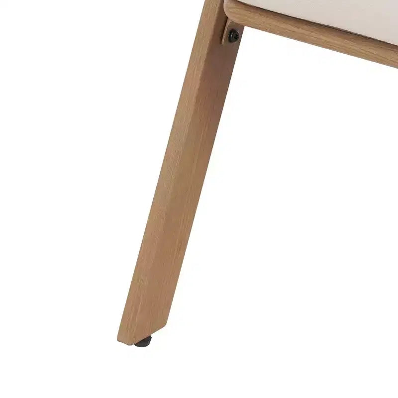 Christopher Knight Home Kaia Chaises d'appoint modernes en métal et rotin rembourrées avec finition aspect bois (Lot de 2)
