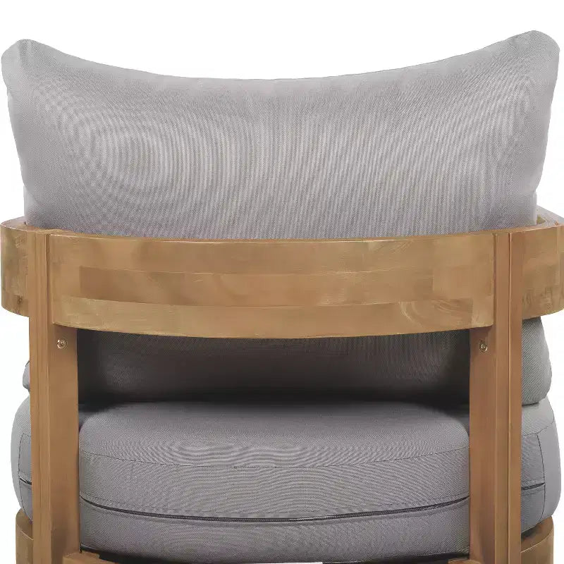 Christopher Knight Home Brooklyn Chaises de club d'extérieur en bois d'acacia avec coussins (lot de 2)